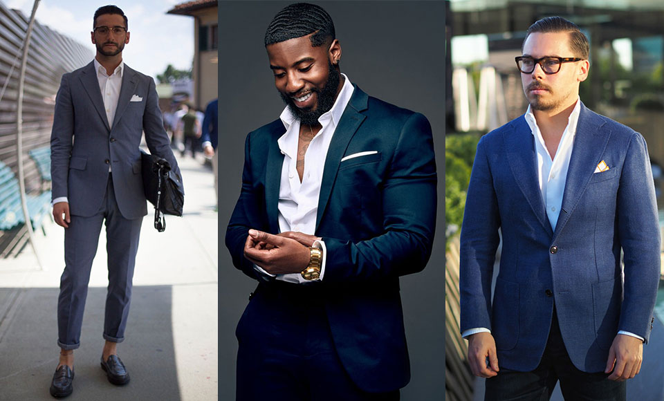 How To Wear & Style A Suit Without A Tie