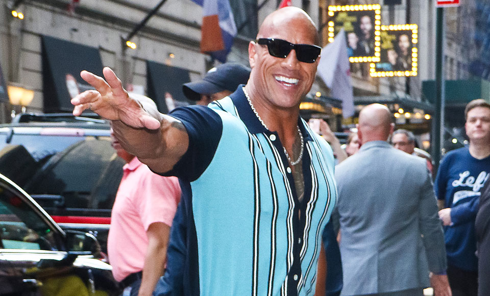 Dwayne Johnson's Slick 60s Outfit Wasn't Enough To Contain His Muscles