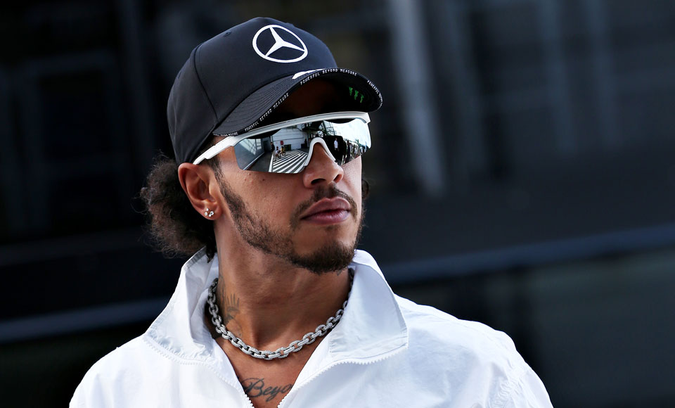 Lewis Hamilton's Lazy Look Came Straight Out Of An 80s Music Video