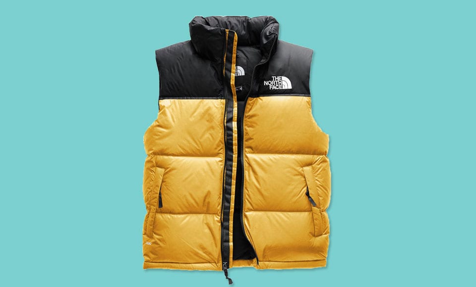 north face navy vest