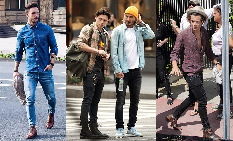 boots to wear with skinny jeans mens