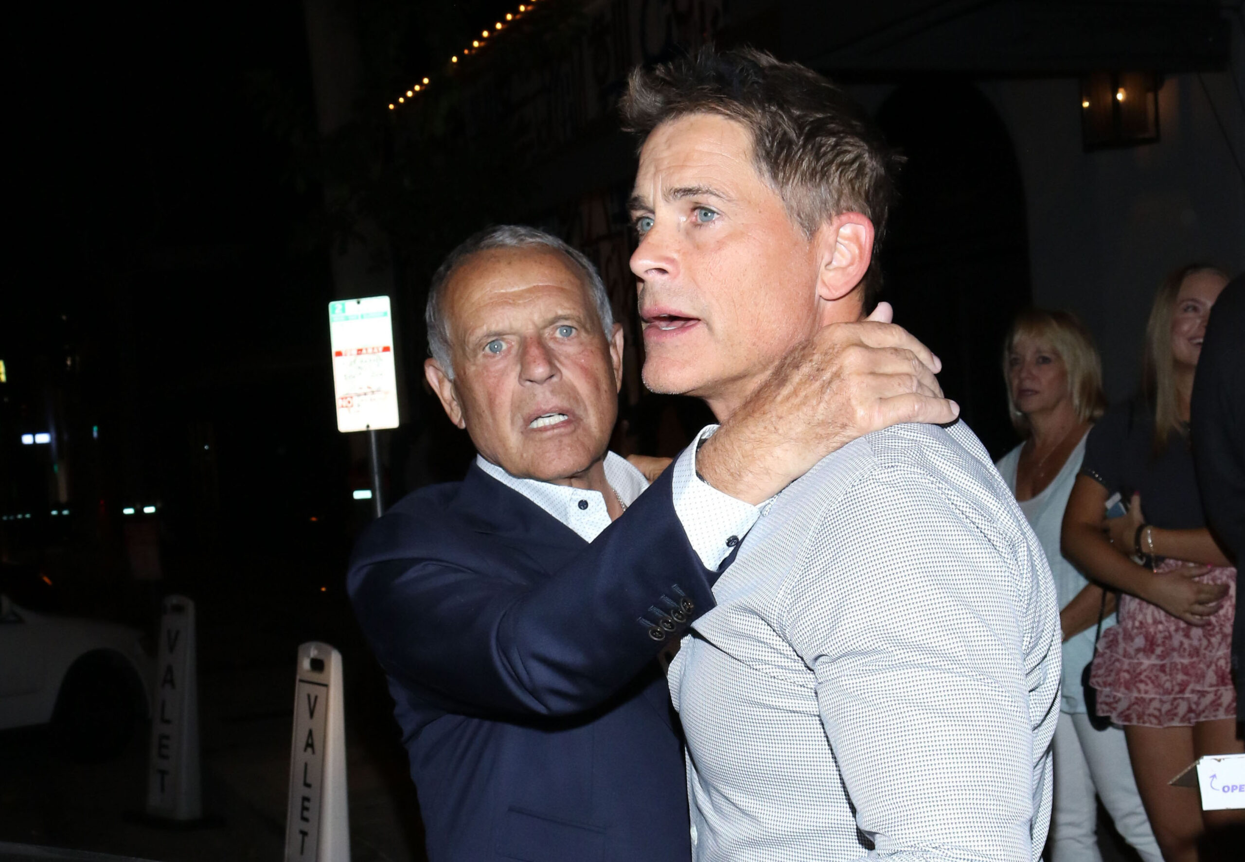 Rob Lowe's Rolex Is No Match For His Thirsty Fans In Los Angeles