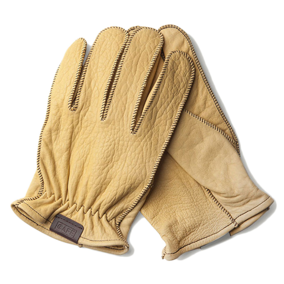Café Leather Cream Rascal Gloves