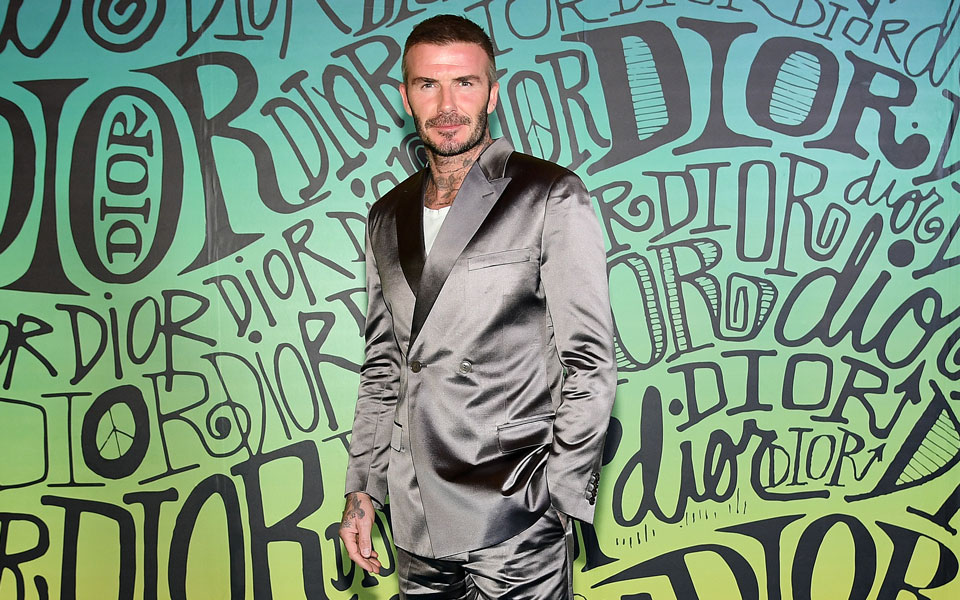 David Beckham Shines Bright With Next Season’s Biggest Suit Trend