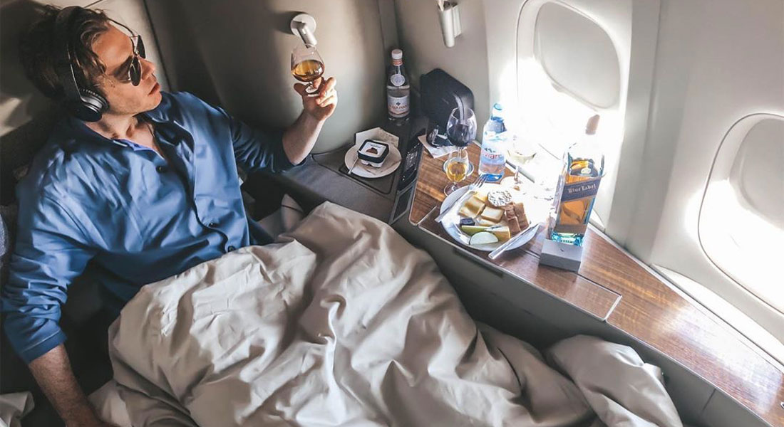 Why Flight Shaming Makes Flying Business Class Even More Delectable