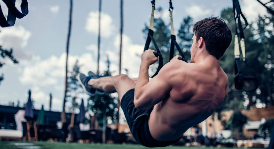 Outdoor spyfam gym handsome