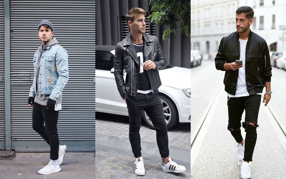 How To Wear White Shoes With Black Jeans Or Pants [2020 Edition]