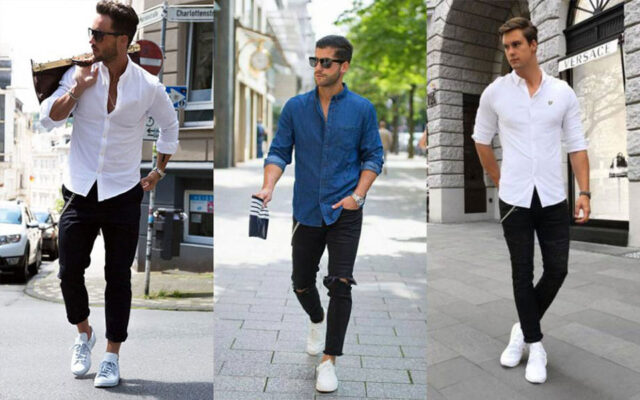 How To Wear White Shoes With Black Jeans Or Pants [2020 Edition]