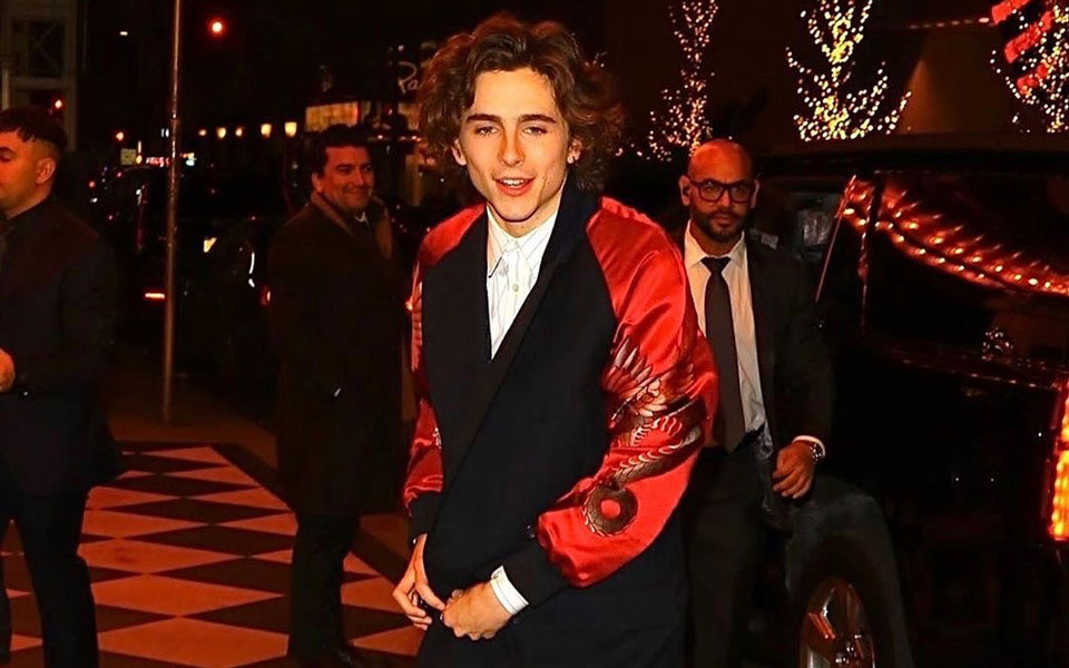 Timothée Chamalet Spotted In New York Wearing Your Grandma’s Nighty