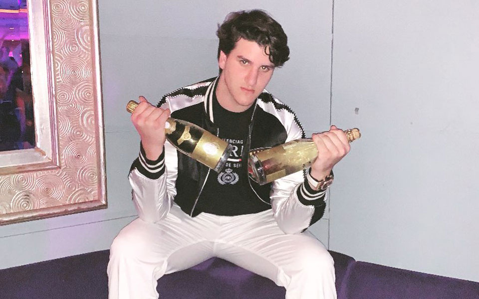 Rich Kid Of Instagram Gives His Hublot A Dom Perignon Shower