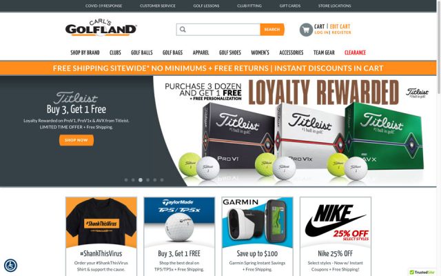 Best Online Golf Stores [2021 Edition]