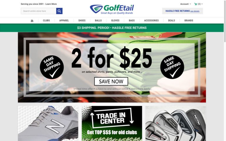 Best Online Golf Stores [2021 Edition]