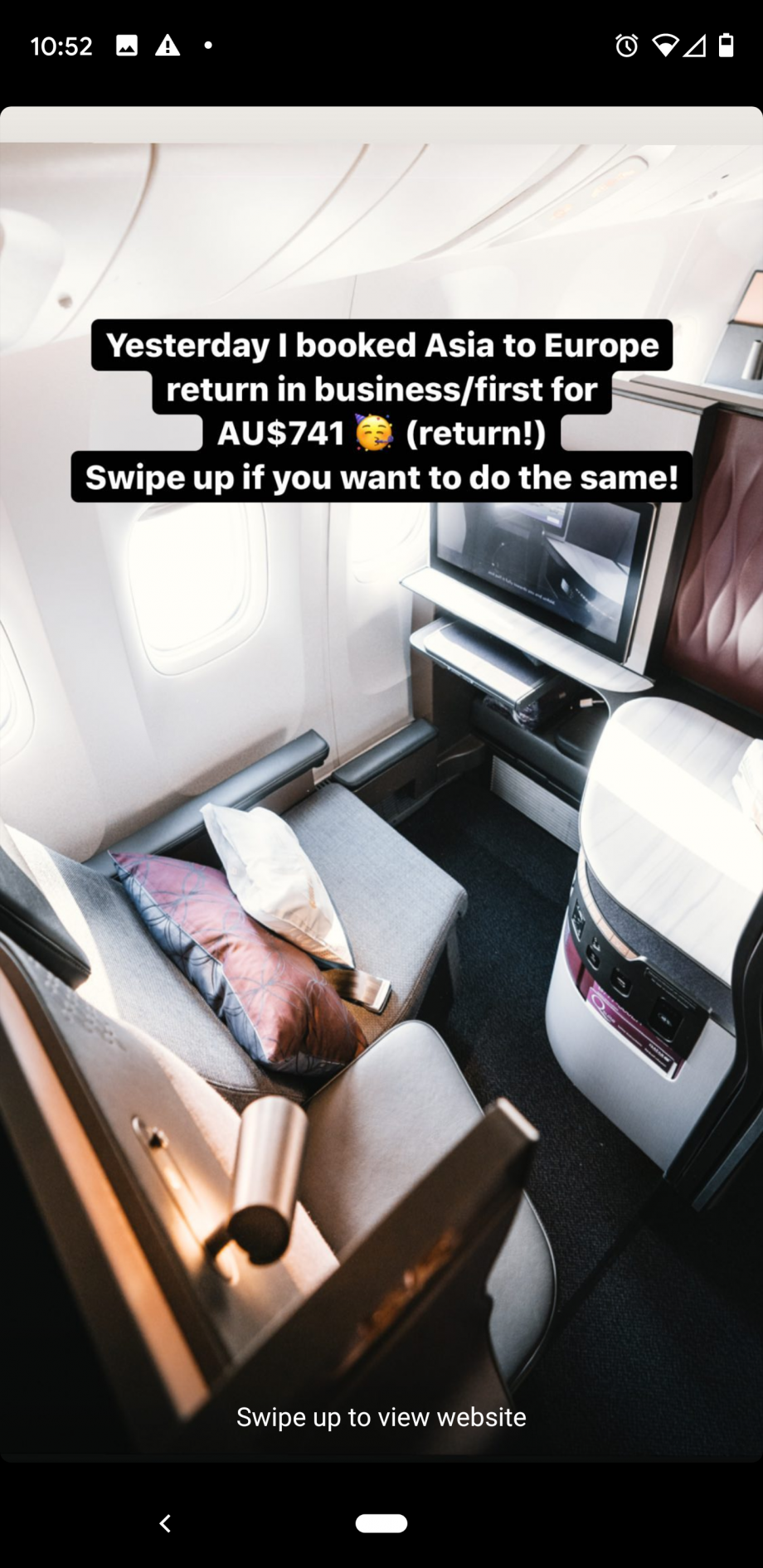 Savvy Travellers Now Scooping Up 700 Business Class Flights To Europe Return With Sneaky Loophole