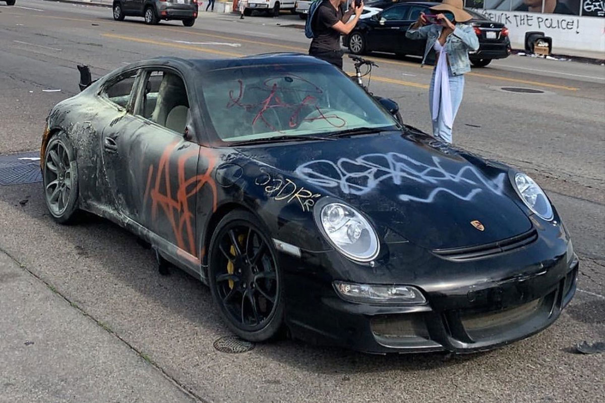 Porsche 911 Destroyed In LA Riots May Not Be All It Seems