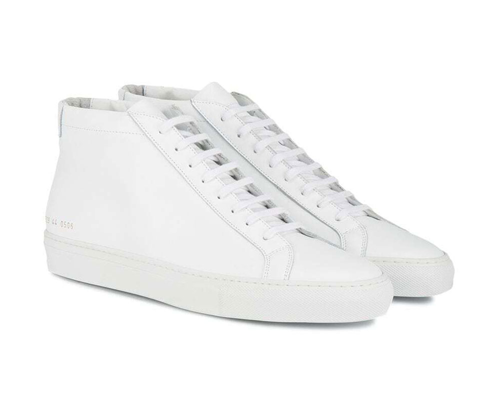 White Common Projects Sneakers