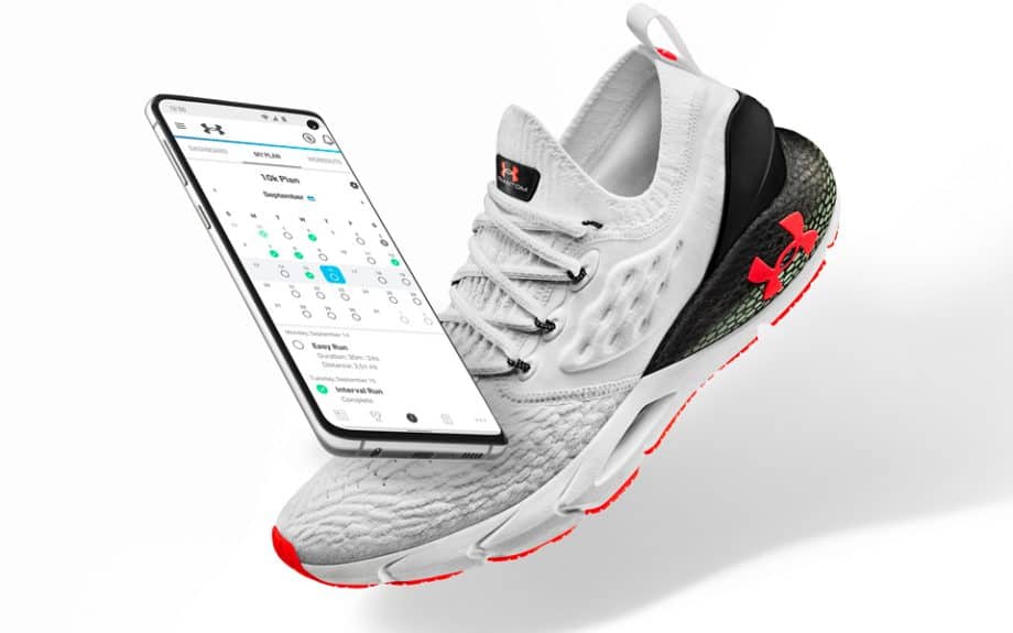 under armour shoes connect to phone