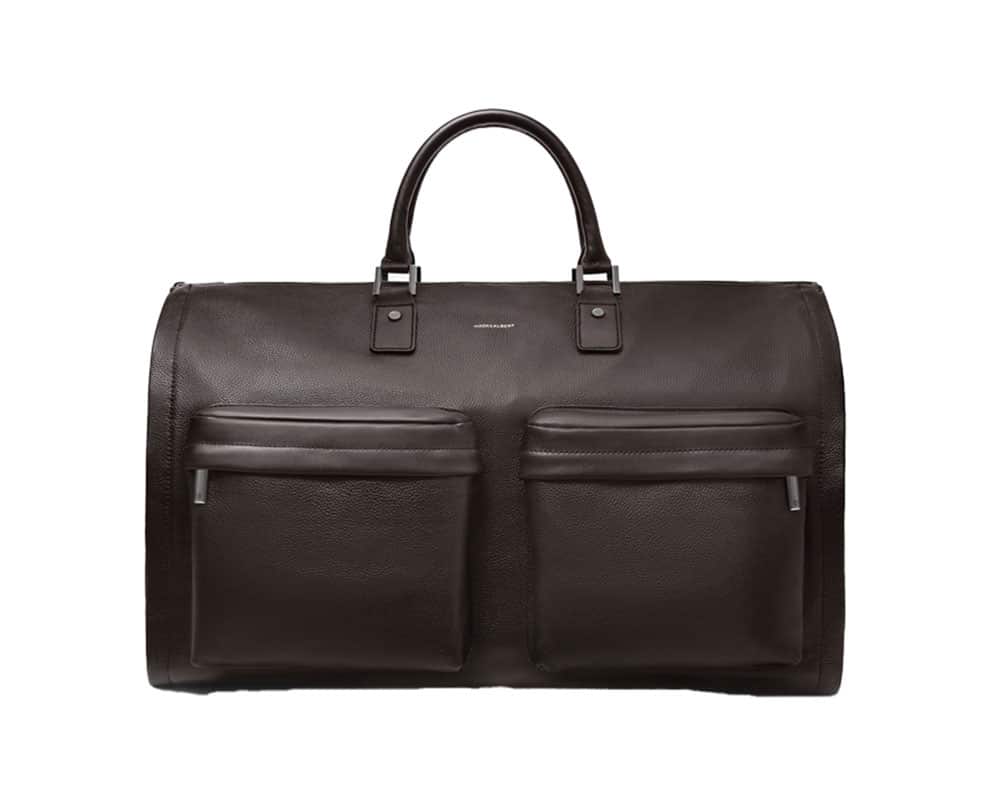 Hook & Albert Leather Garment Weekender Bag
