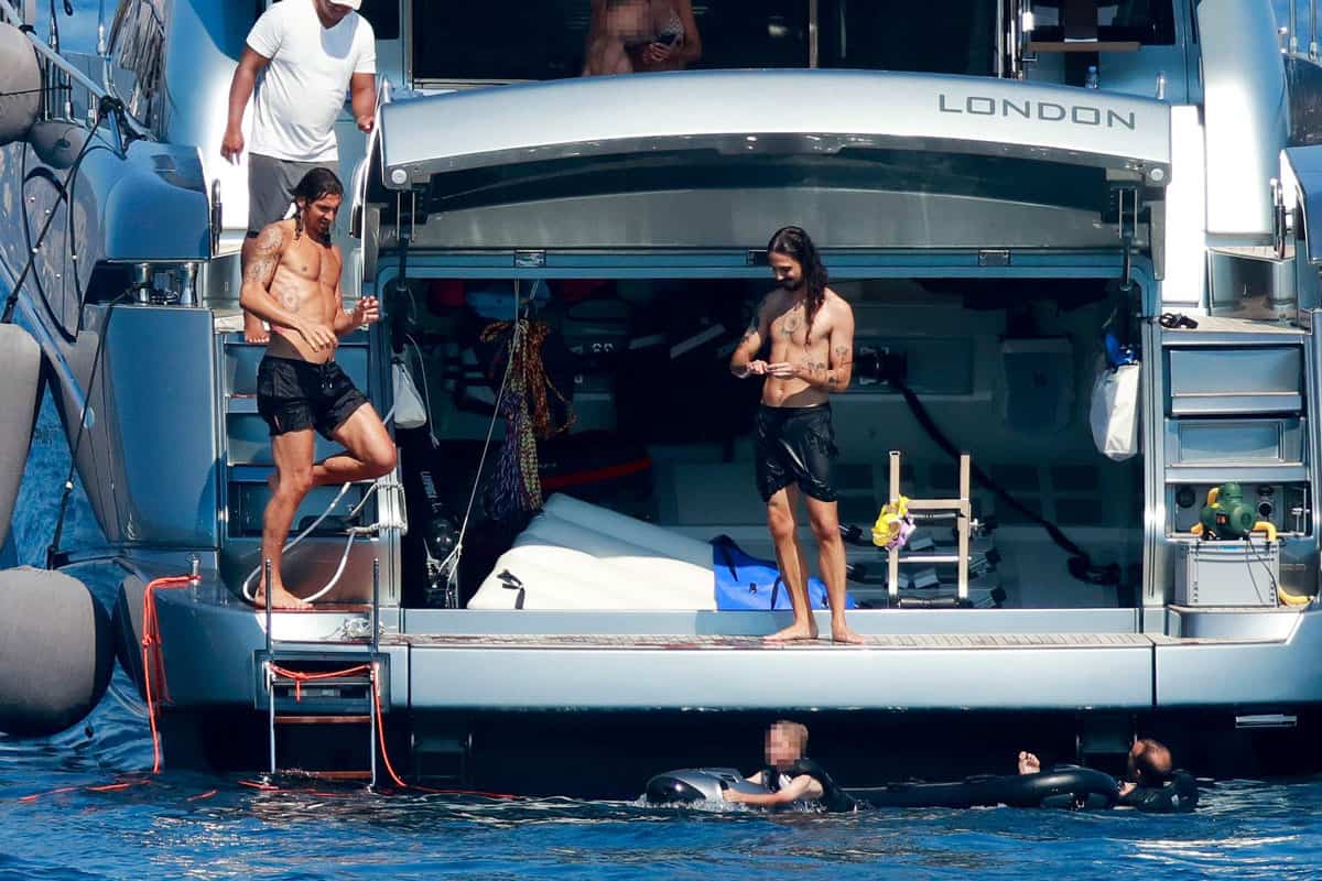 Zlatan Ibrahimovic Works Out In Superyacht Gym