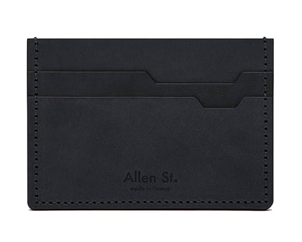 Allen St Black Prince Leather Cardholder