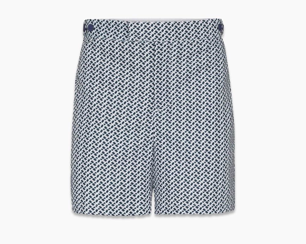 Frescobal Carioca tailored-fit swim shorts in zig-zag stripe design