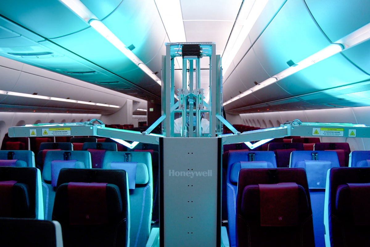 Qatar Airways Begins Eerie New Aircraft Disinfectant Strategy
