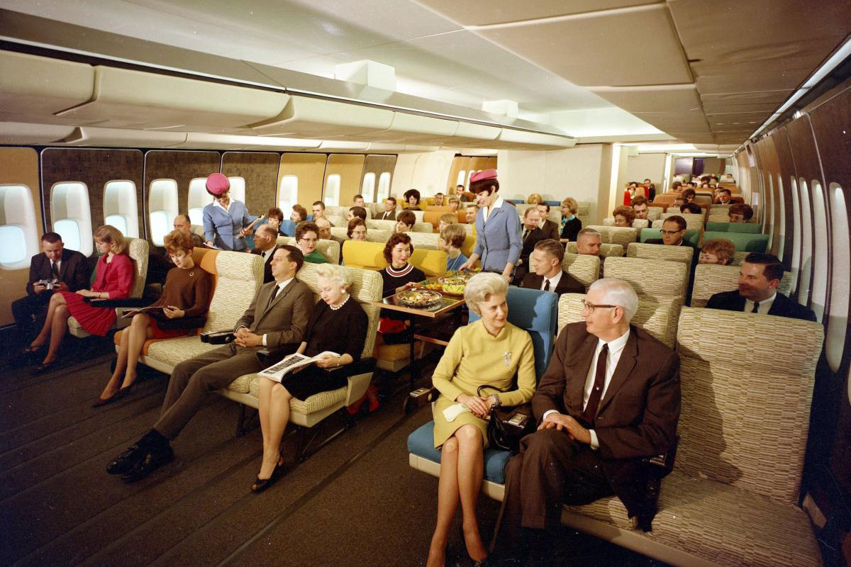 'Unearthed' 60s Cattle Class Images Prove Economy Wasn't Always A Hell Hole