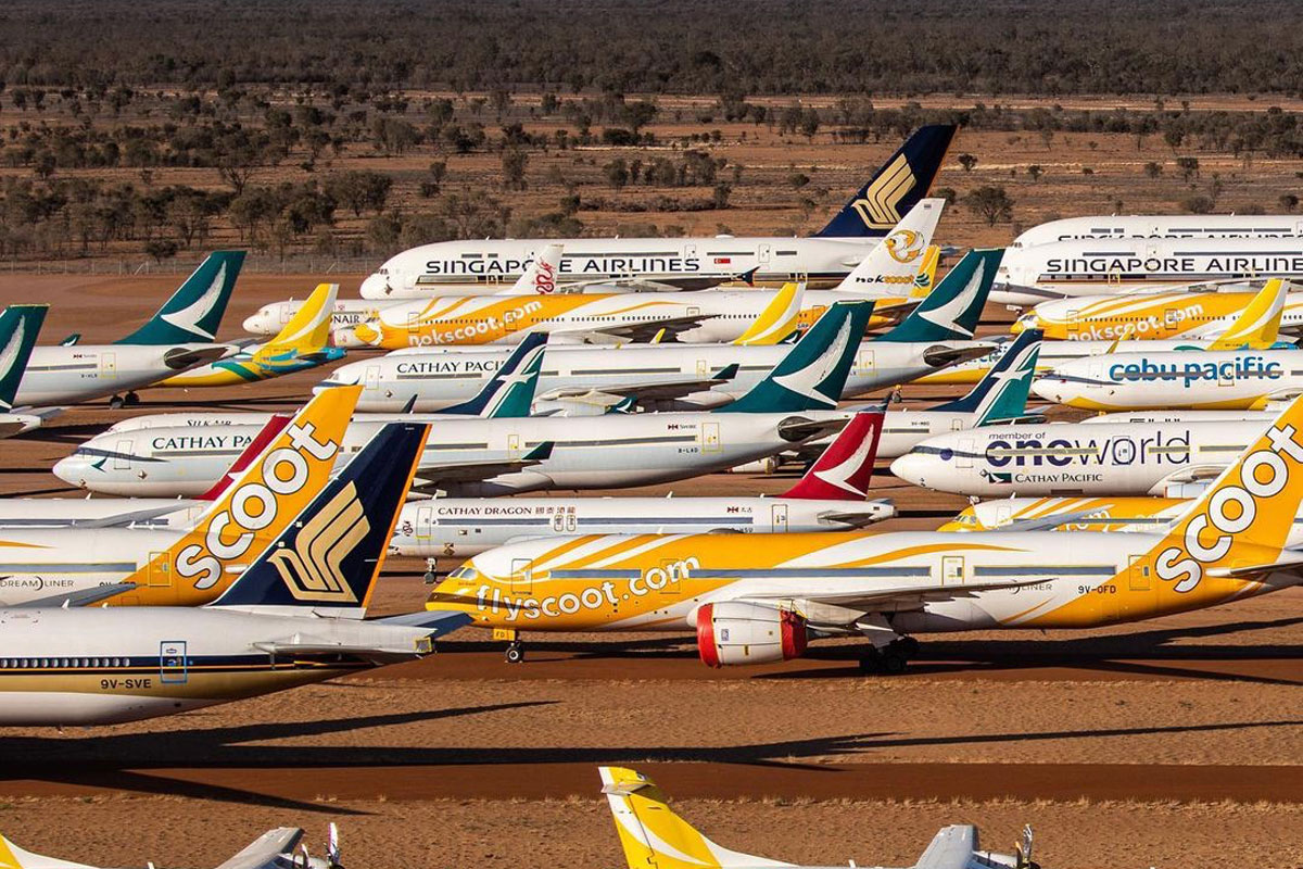 Alice Springs Airplanes: Photo Reveals The Fate Of Commercial Travel In 2020