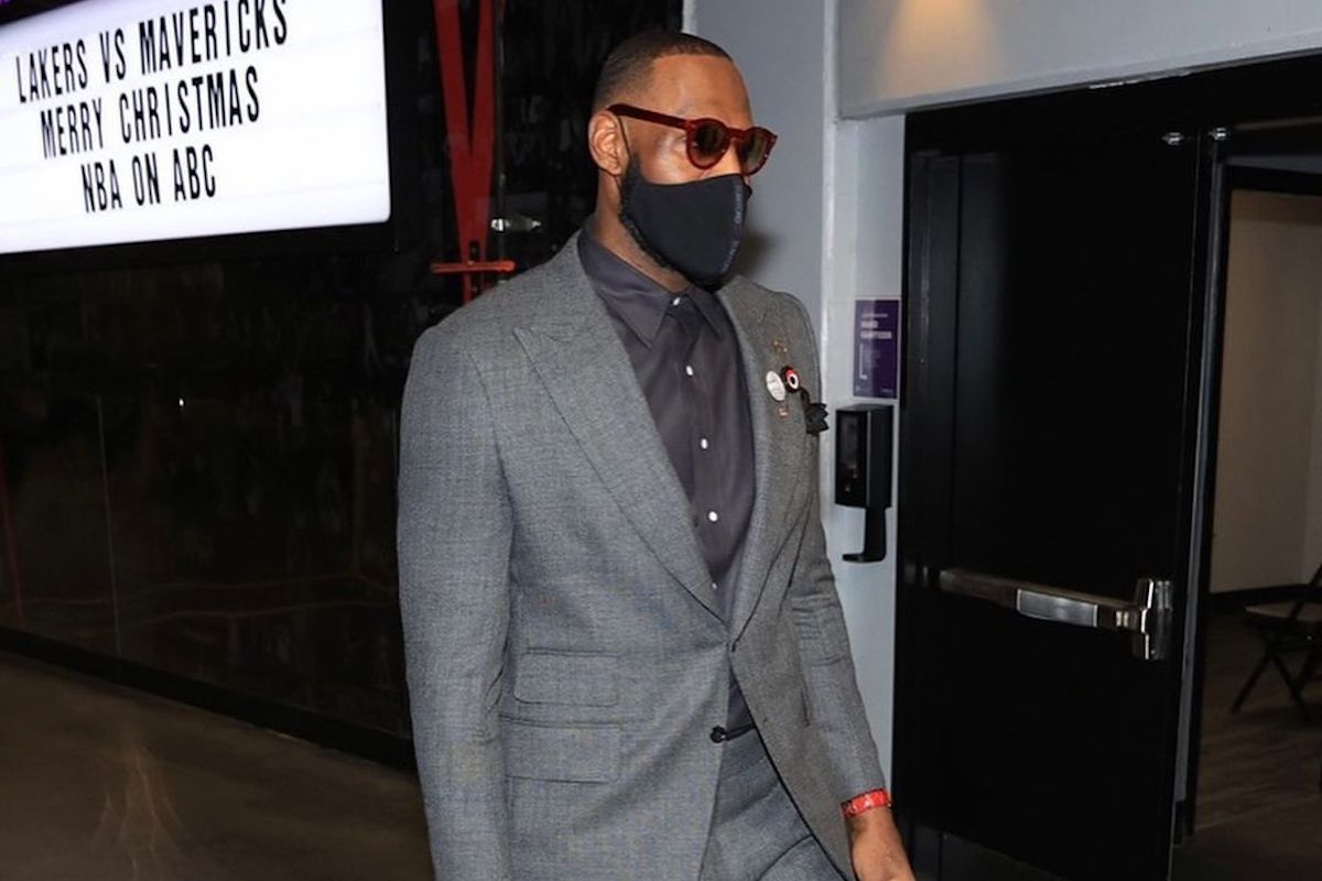 LeBron James Spotted Wearing Louis Vuitton Handbag