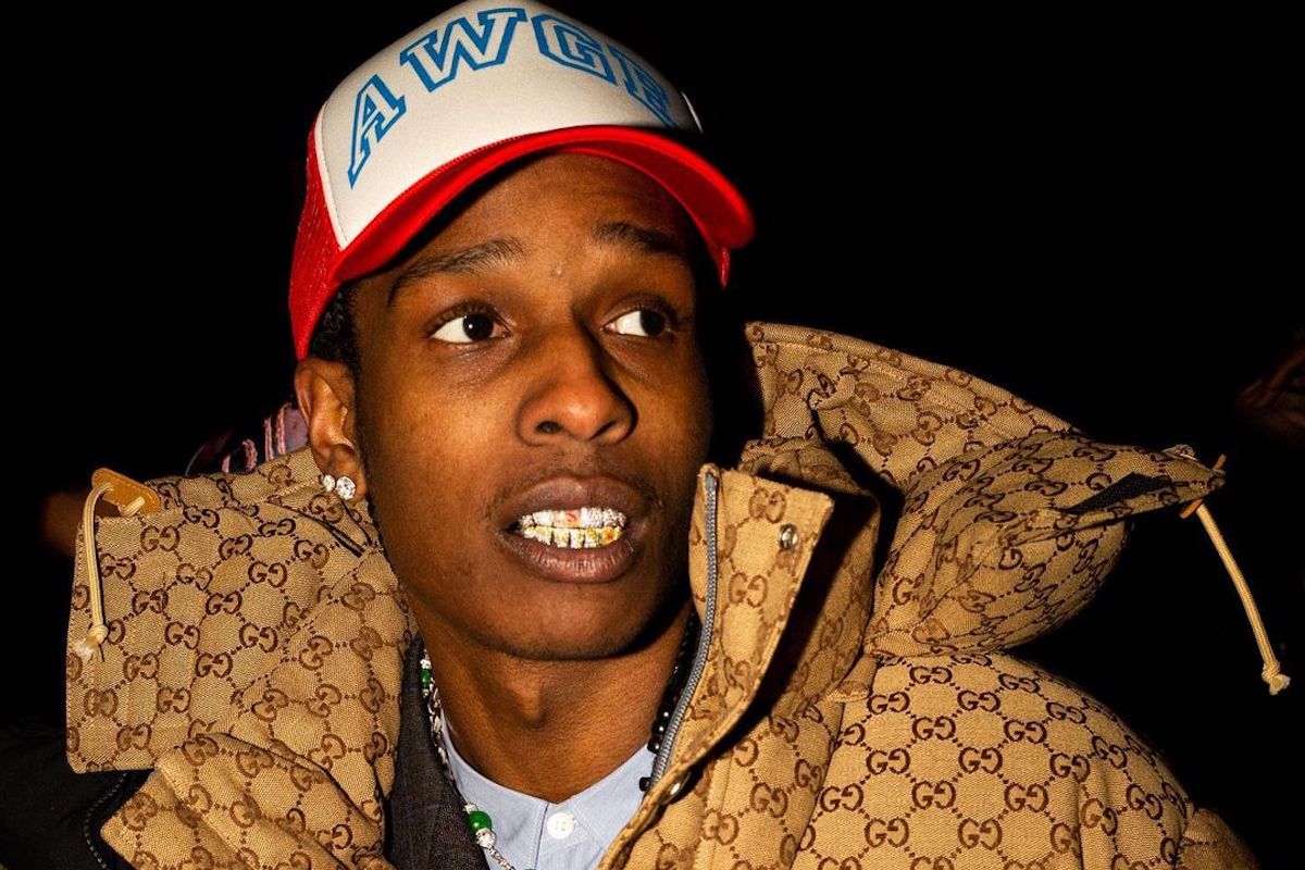 A$AP Rocky Wears North Face x Gucci Collab