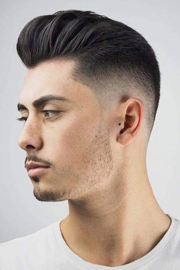 Men's short haircuts - Short Pompadour