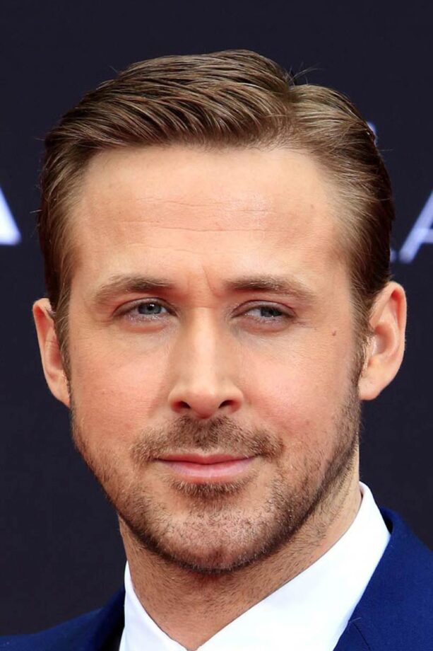 Men's short haircuts - Quiff on Ryan Gosling