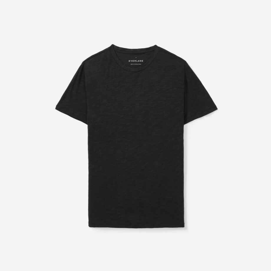 Plain black t-shirt