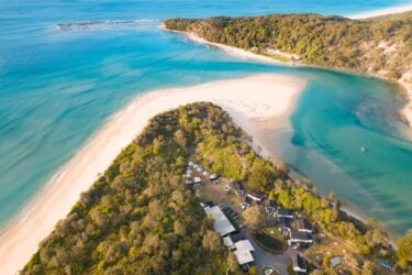 Drone Captures Great White Shark At Popular New South Wales Holiday Spot