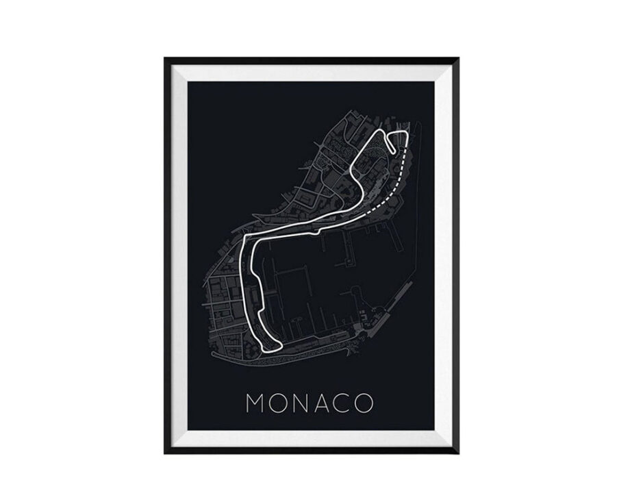 Rear View Prints The Stage of Real Sport – Circuit De Monaco Poster