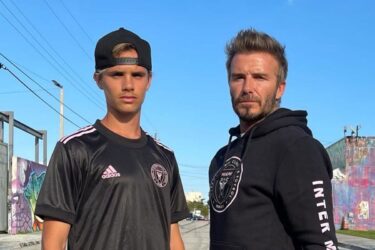 David Beckham & Son Show Off The Coolest Football Kit To Own In 2021