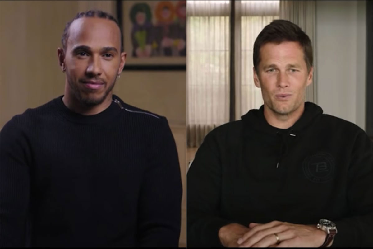 Tom Brady &amp; Lewis Hamilton Come Together To Create 'Perfect GOAT Storm'