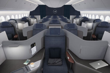 Lufthansa's New Business Class 'Throne' Lets You Travel Like A King