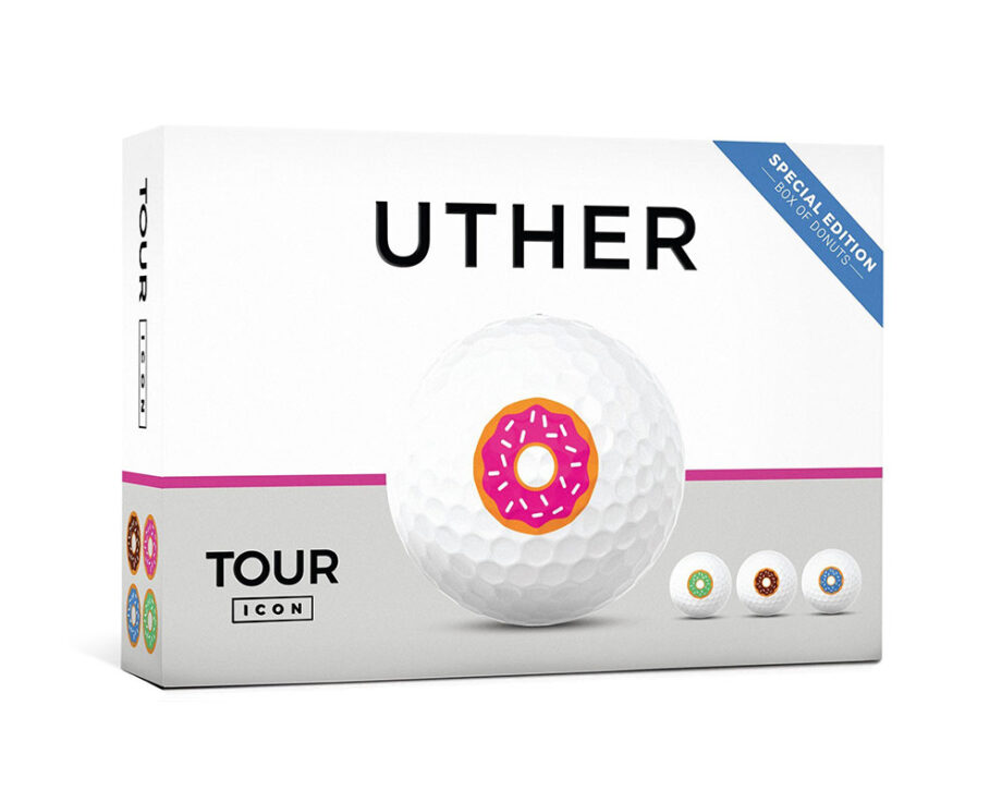 Uther Tour Box of Donut golf balls