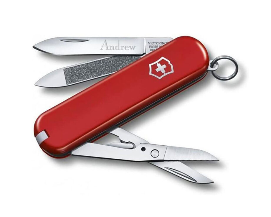 Engraved Swiss Army Knife