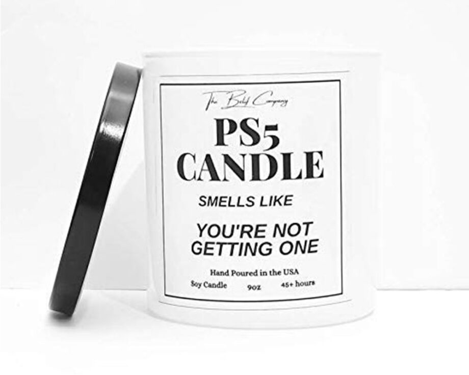 Funny PS5 Candle