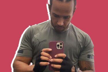 Lewis Hamilton's Controversial Gym Fashion Accessory Leaves Men Divided