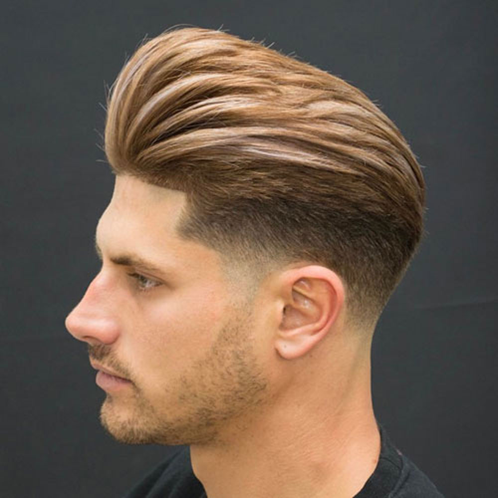 Blended Regular Cut Backcombed with Low Taper - The Latest Hairstyles for  Men and Women (2020) - Hairstyleology
