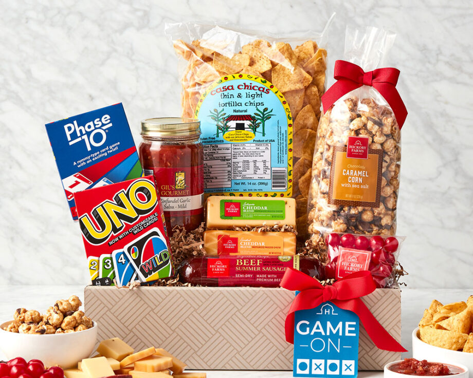 Hickory Farms Game Night Gift Set