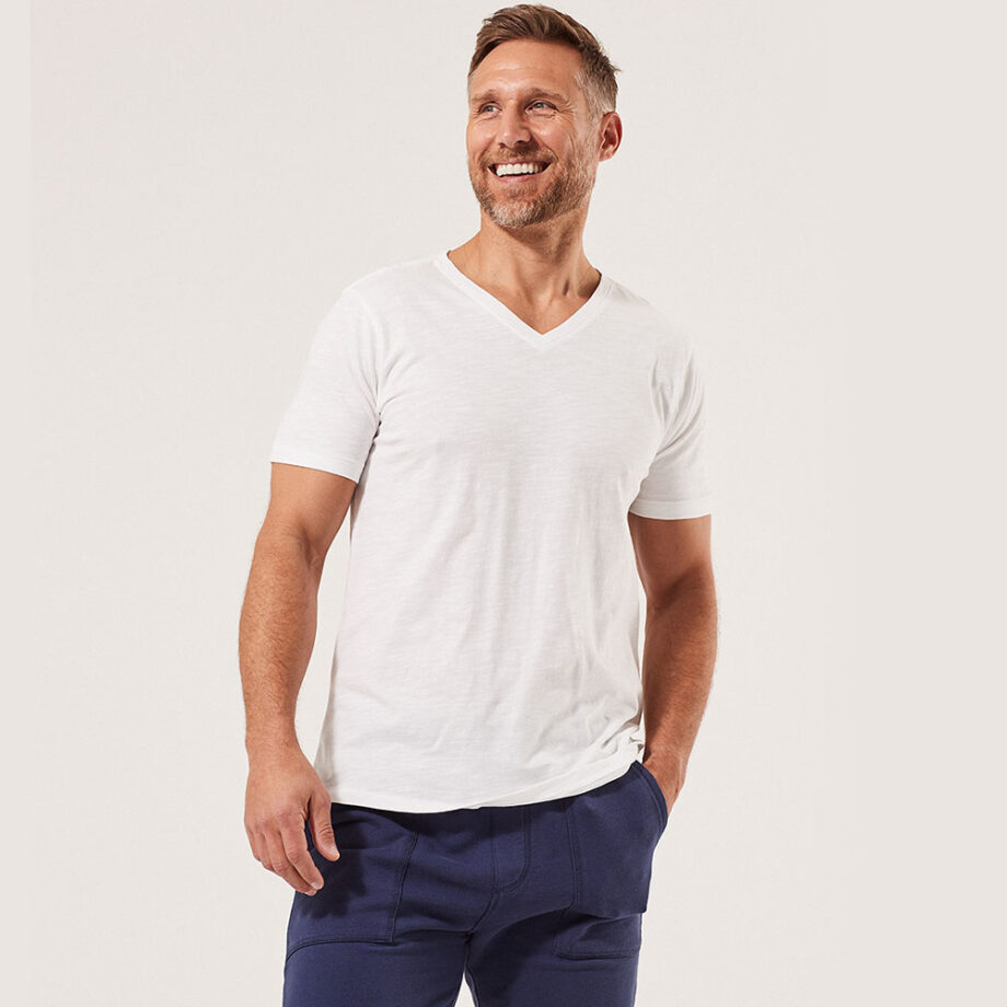 Dmarge white-t-shirts-men Pact