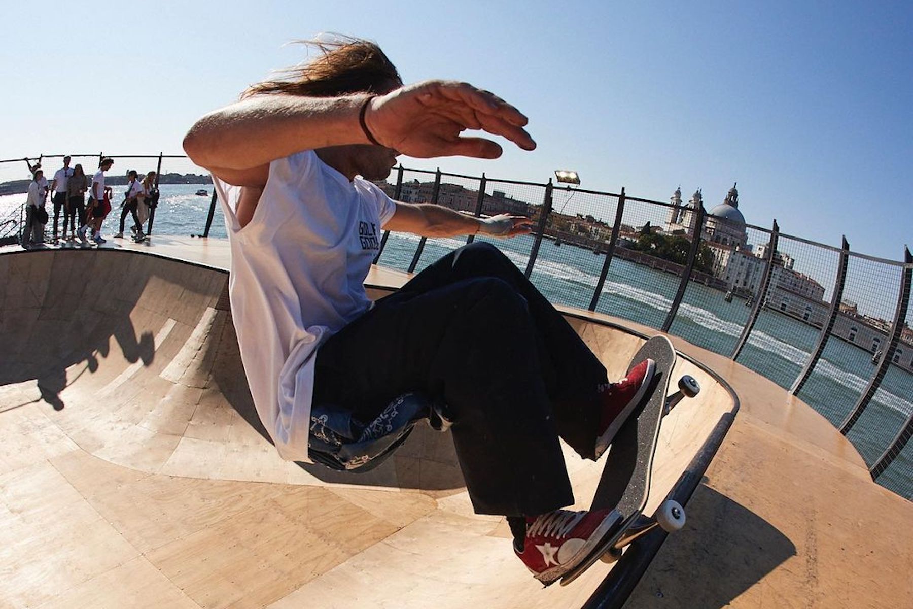Italian Luxury Brand Creates One Of A Kind Floating Skatepark In Venice