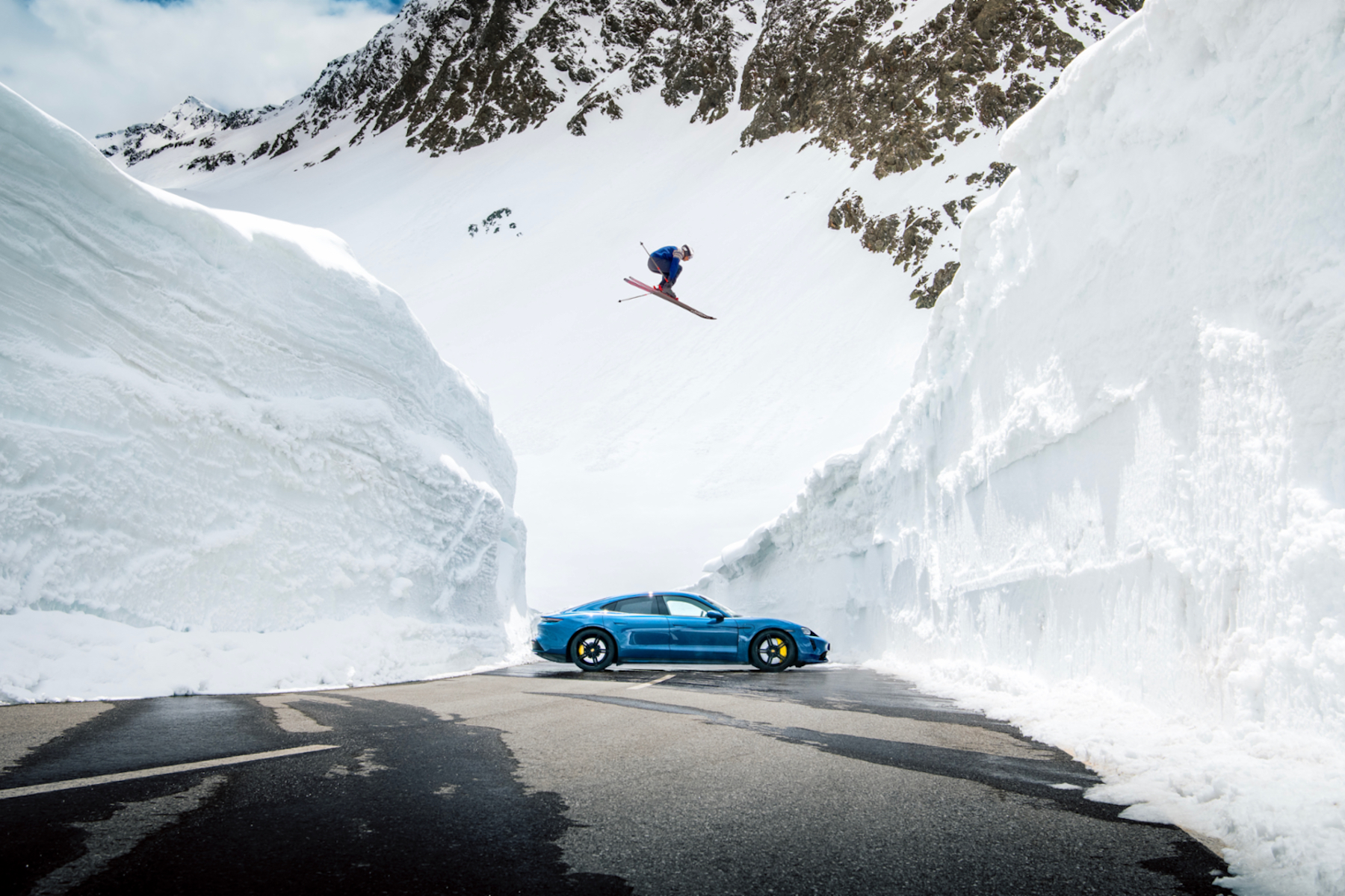 Porsche Recruits Olympic Champion To Recreate Its Most Iconic & Dangerous Photo Ever
