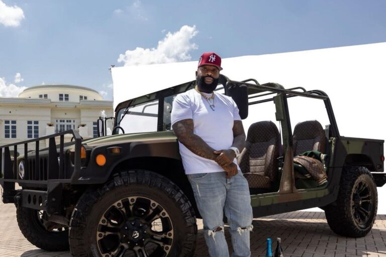Rick Ross' Extravagant Car Collection Reaches New Heights Literally