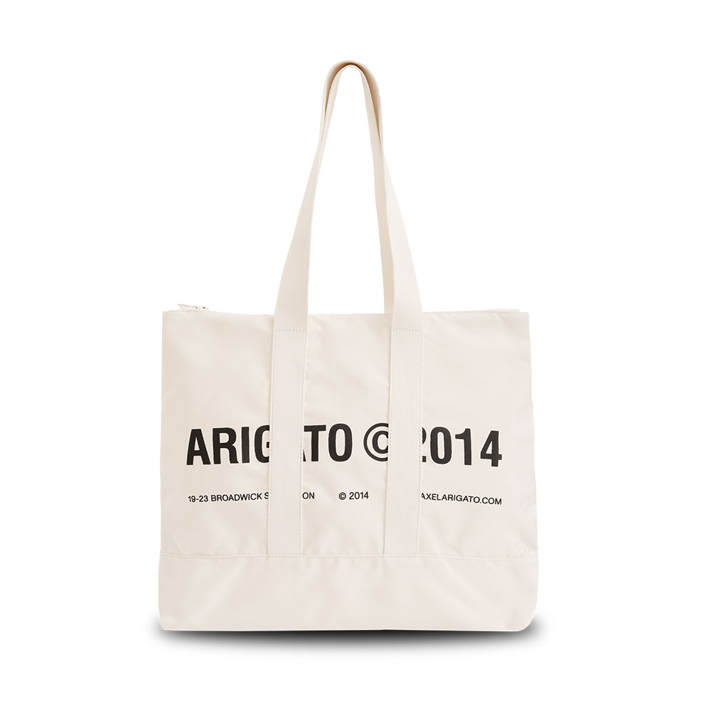 White Axel Arigato Tote Bag