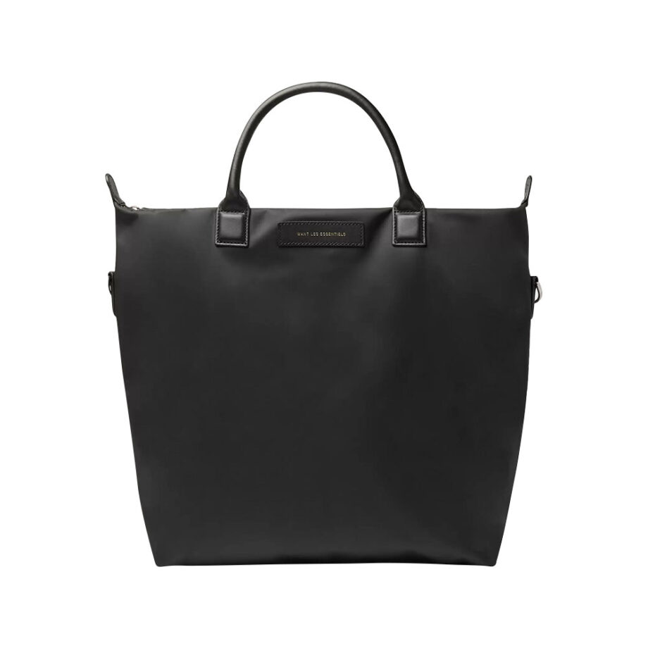 Black Essentials Want Tote Bag