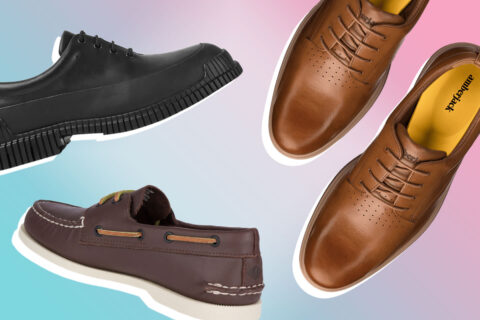 Men's Faux Leather Slip On Comfortable Flat Work School Office Smart Shoes 
